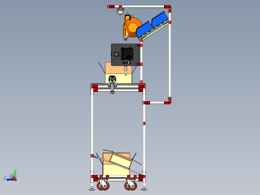 B2004808-工作台 管架右视缩略图