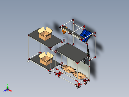 B2004808-工作台 管架正等轴测缩略图