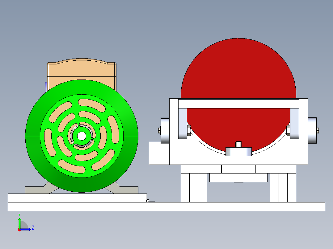 A2004562-木工车床左视图