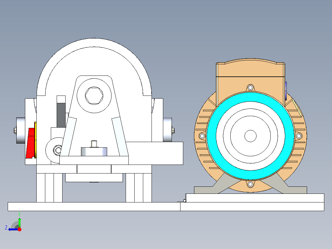 A2004562-木工车床右视图