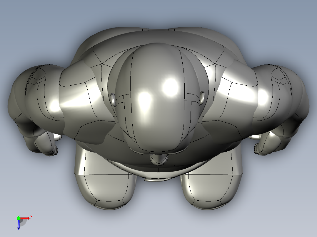 人体模型(28)俯视图