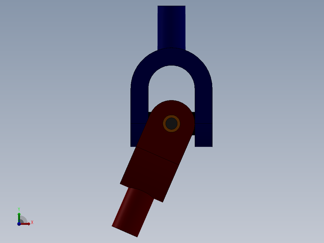 万向接头前视图