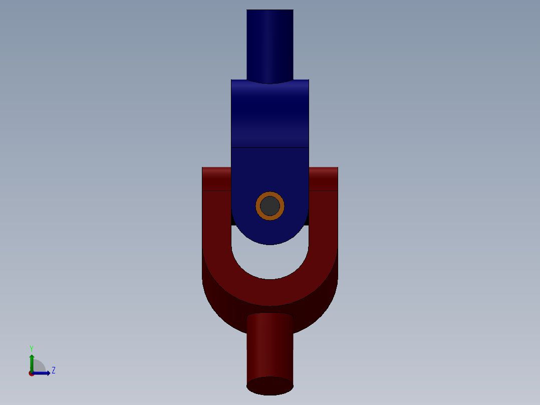 万向接头左视图
