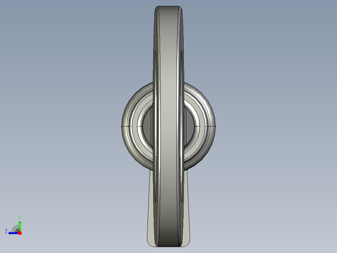 B2005303-传统钥匙右视图