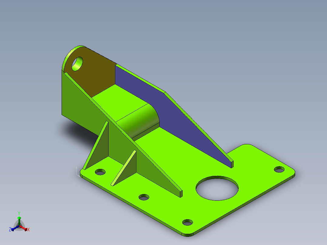 第19届练习题  CaTICs 3D19-TK13    SW19正等轴测图