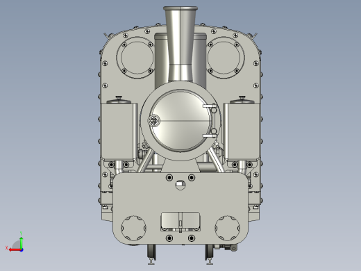 火车机车列车decauville-locomotive835-模型格式为 stp sw后视缩略图