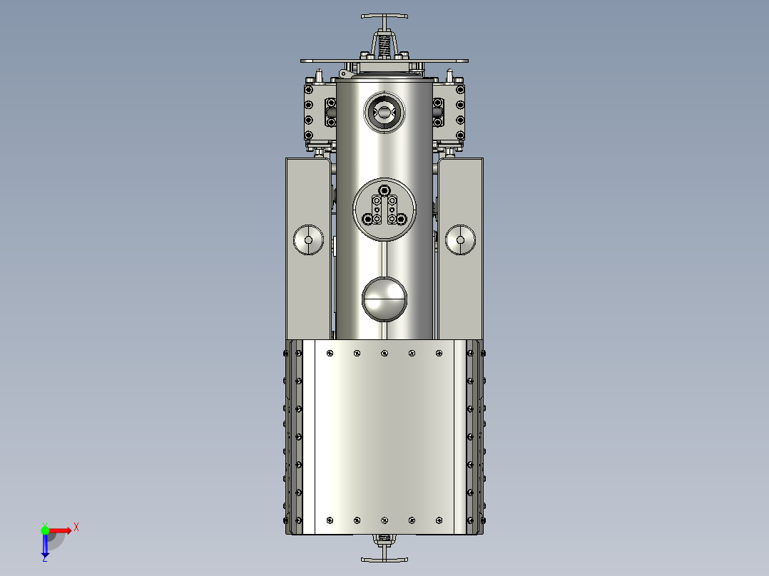 火车机车列车decauville-locomotive835-模型格式为 stp sw俯视图
