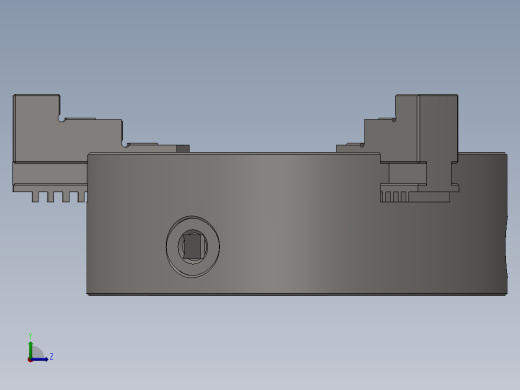 3爪车床卡盘250毫米(4英寸)左视缩略图