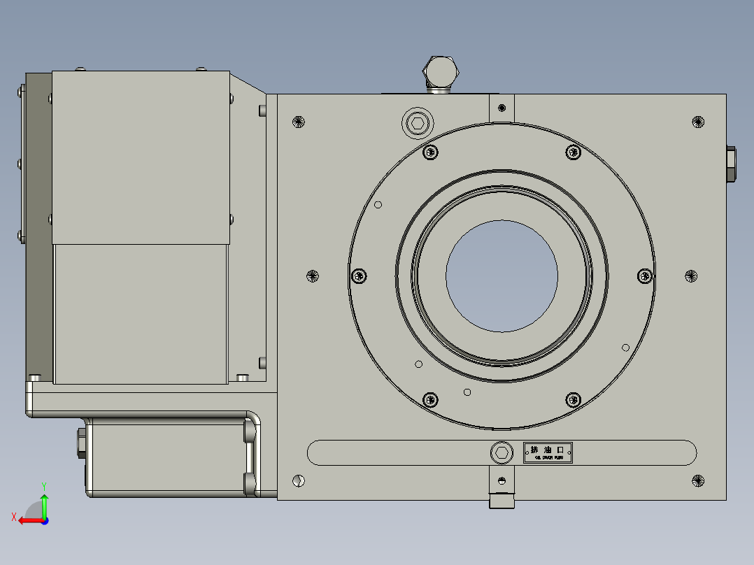HR-255N三维图后视图