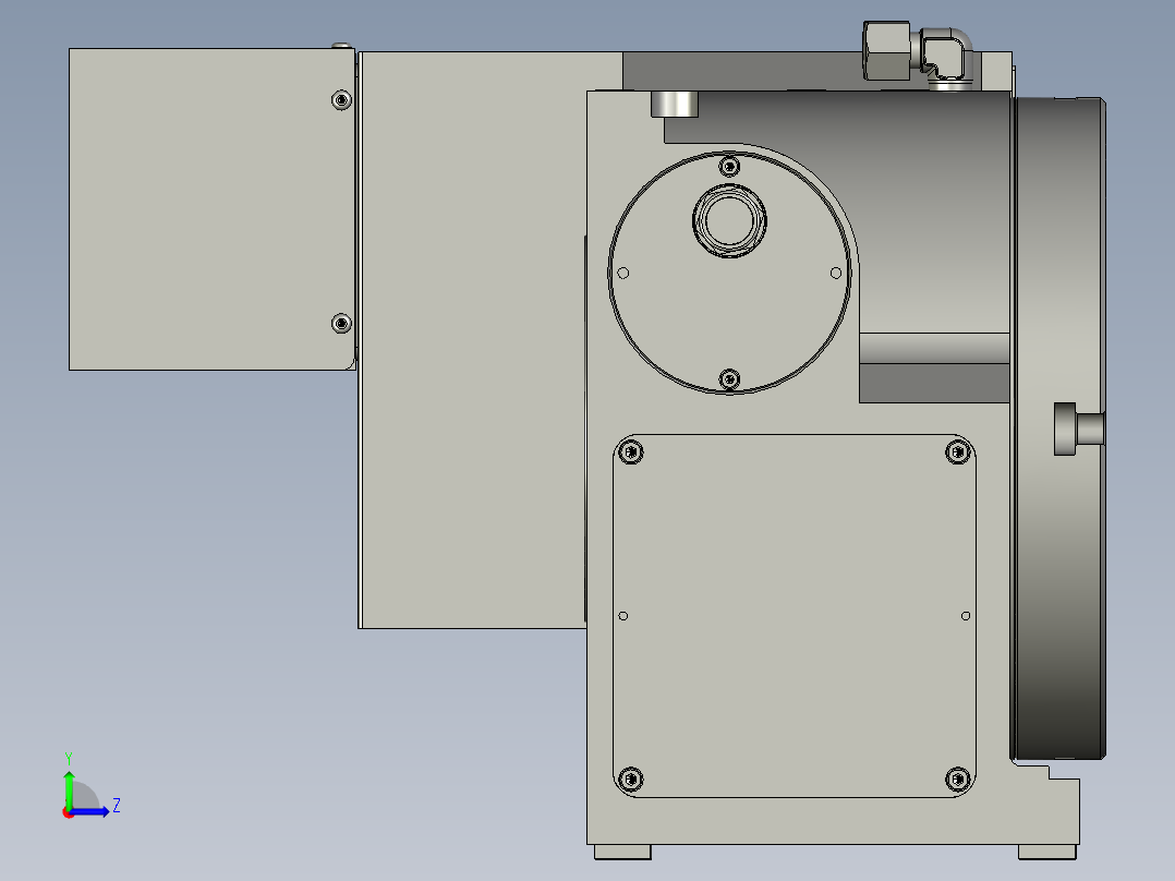 HR-255N三维图左视图