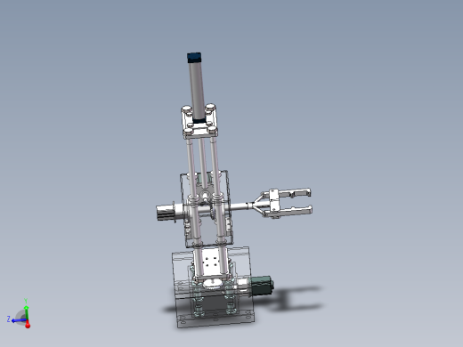 三自由度气动机械手设计及仿真【含三维solidworks模型+CAD图纸+说明书】
