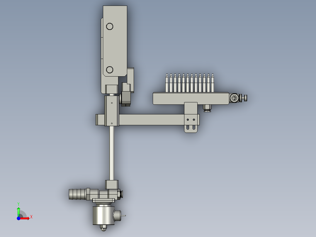 P127-SHY-插片吸片部分前视图