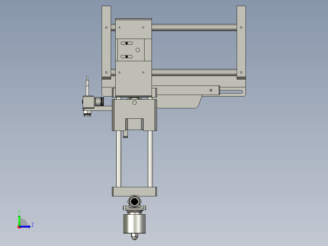 P127-SHY-插片吸片部分左视图