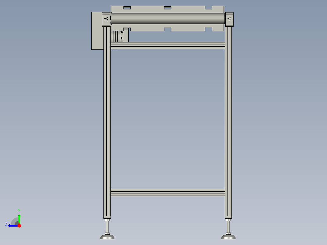 芯棒回流线右视图