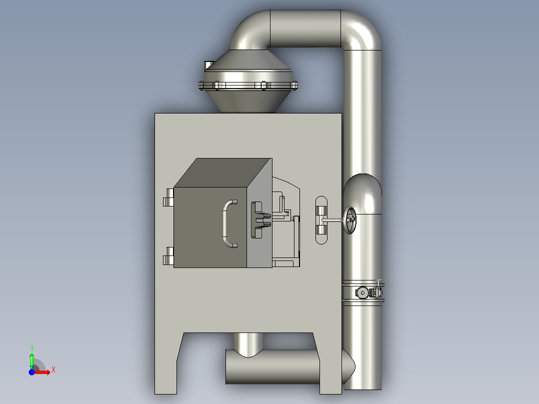 单片机控制电阻炉前视图