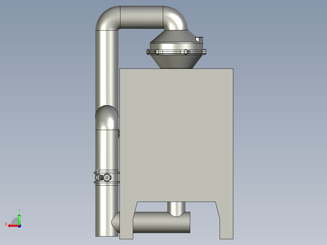 单片机控制电阻炉后视图