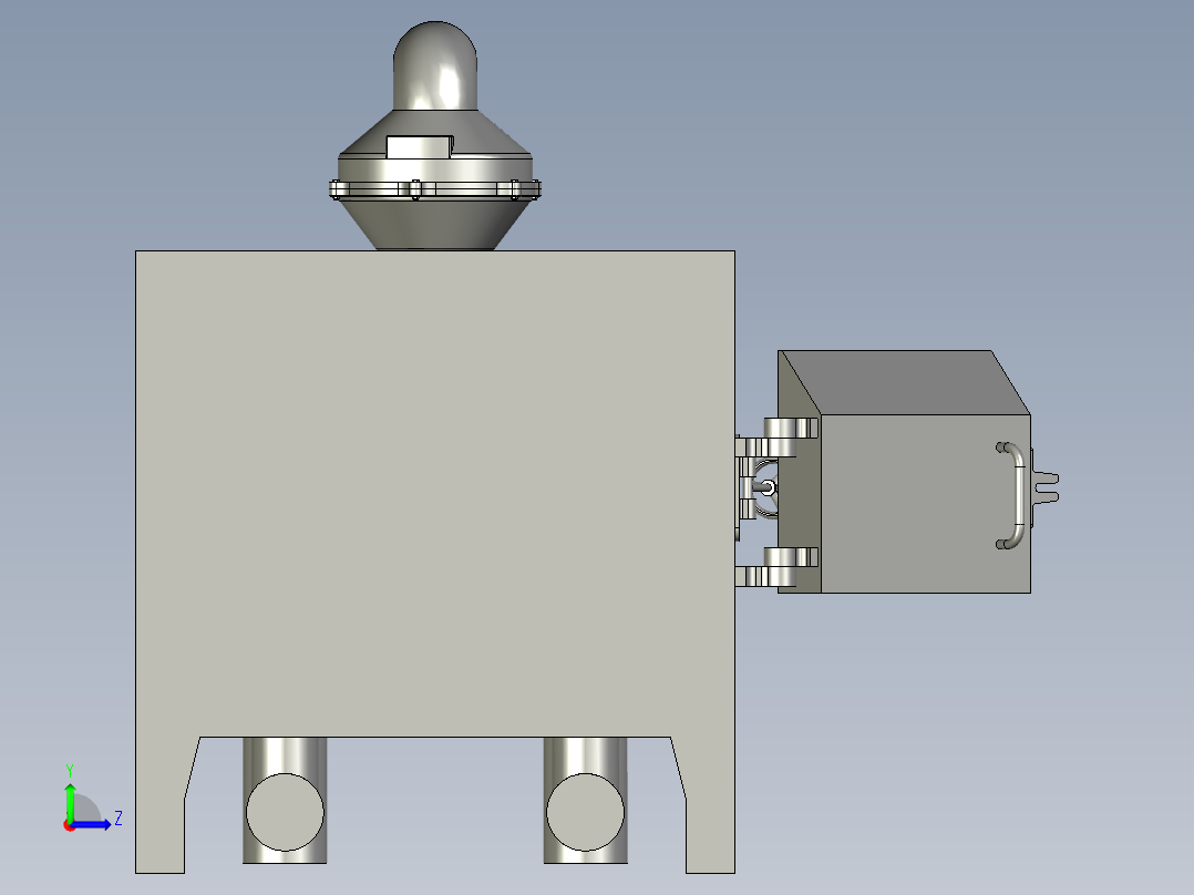 单片机控制电阻炉左视图