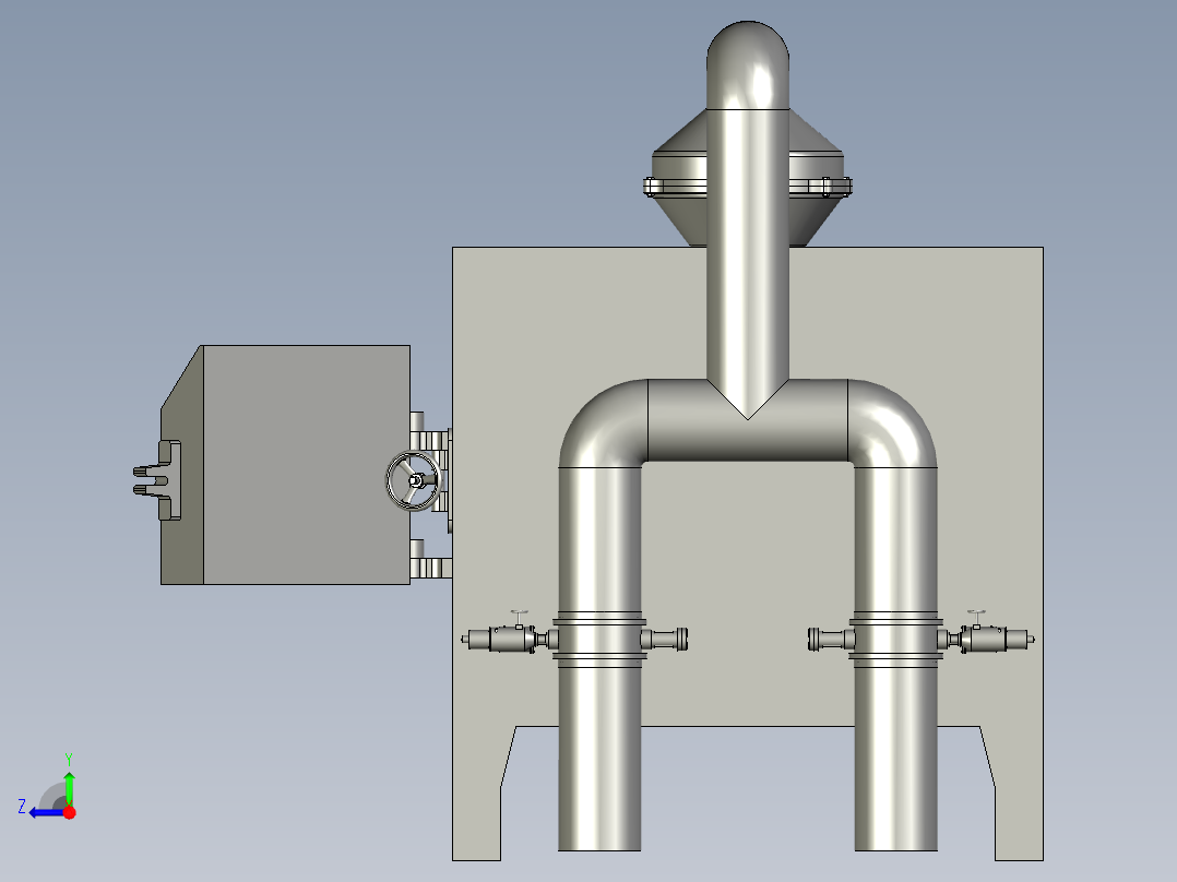单片机控制电阻炉右视图