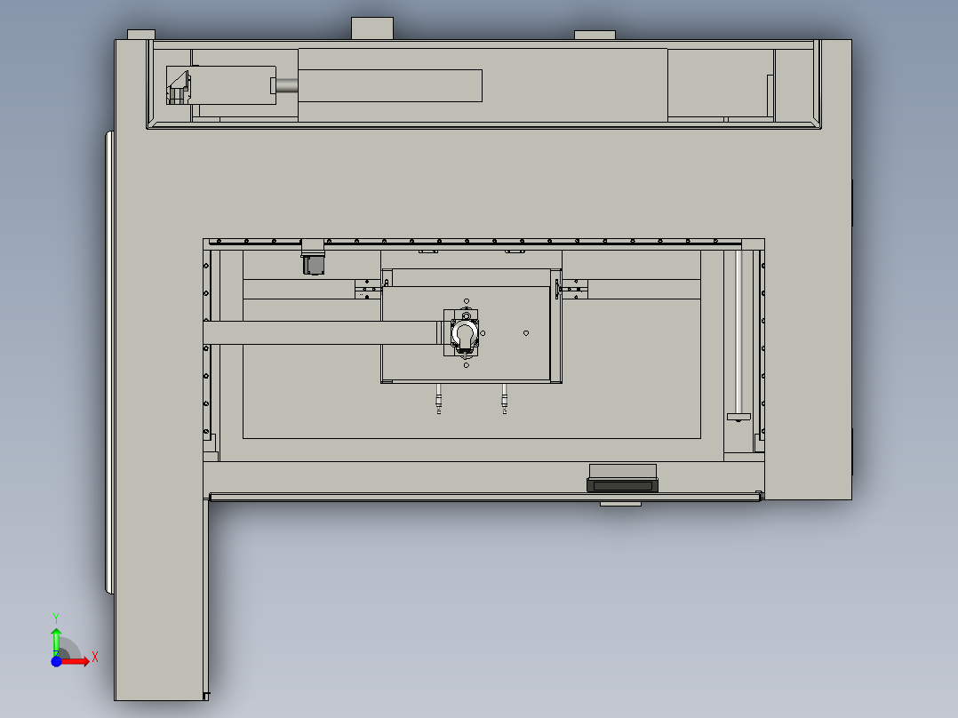 激光分切设备前视图