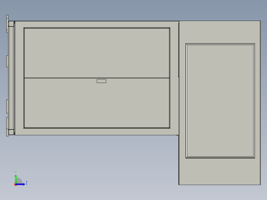 激光分切设备左视缩略图