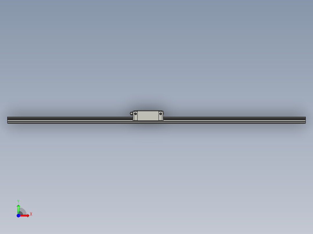 滑轨EGH15CAEL550前视图