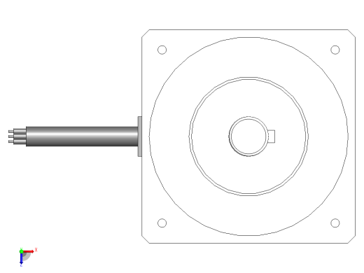 34HS混合式行星减速步进电机[34HS3404-C16X]前视缩略图