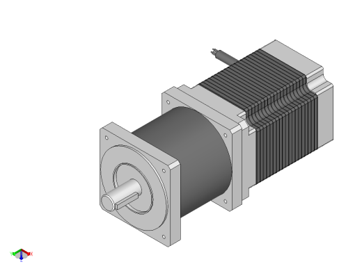 34HS混合式行星减速步进电机[34HS3404-C16X]正等轴测缩略图