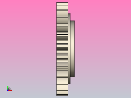 用于色带切割装置的齿轮前视缩略图
