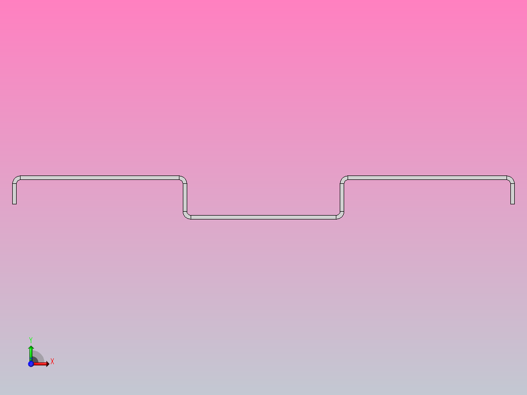 辊轧成型(外壳型材的辊组)前视图