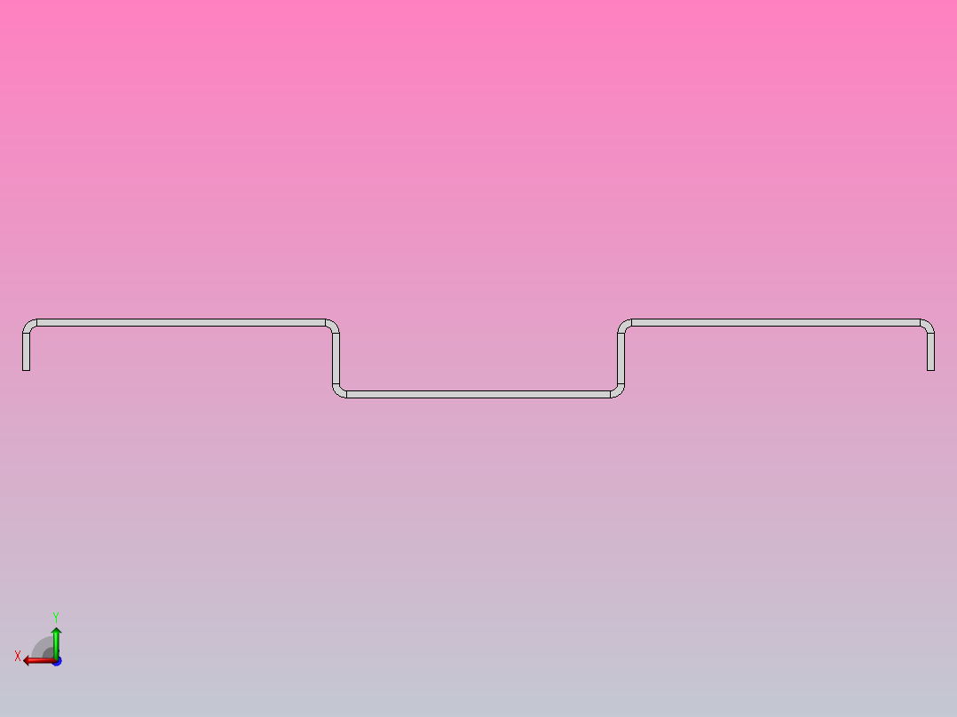 辊轧成型(外壳型材的辊组)后视图