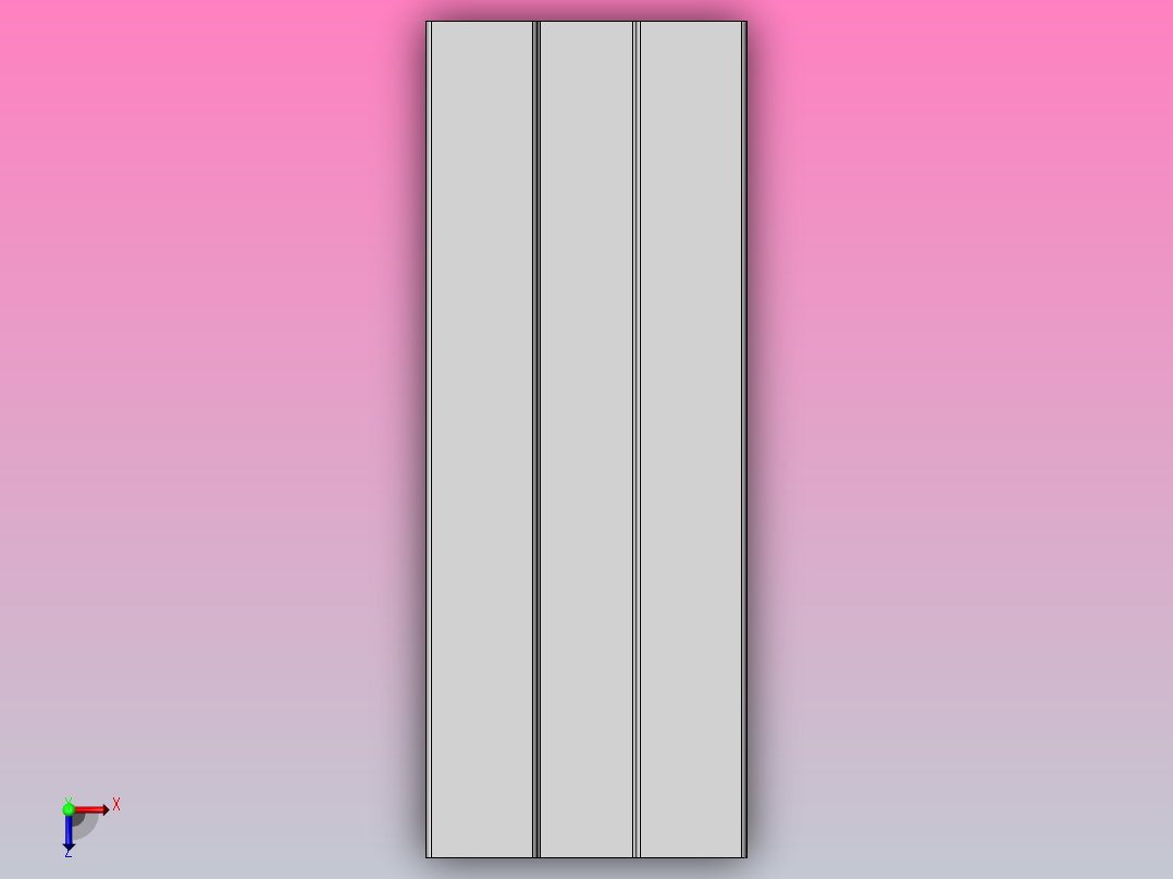 辊轧成型(外壳型材的辊组)俯视图