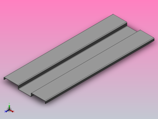 辊轧成型(外壳型材的辊组)正等轴测缩略图