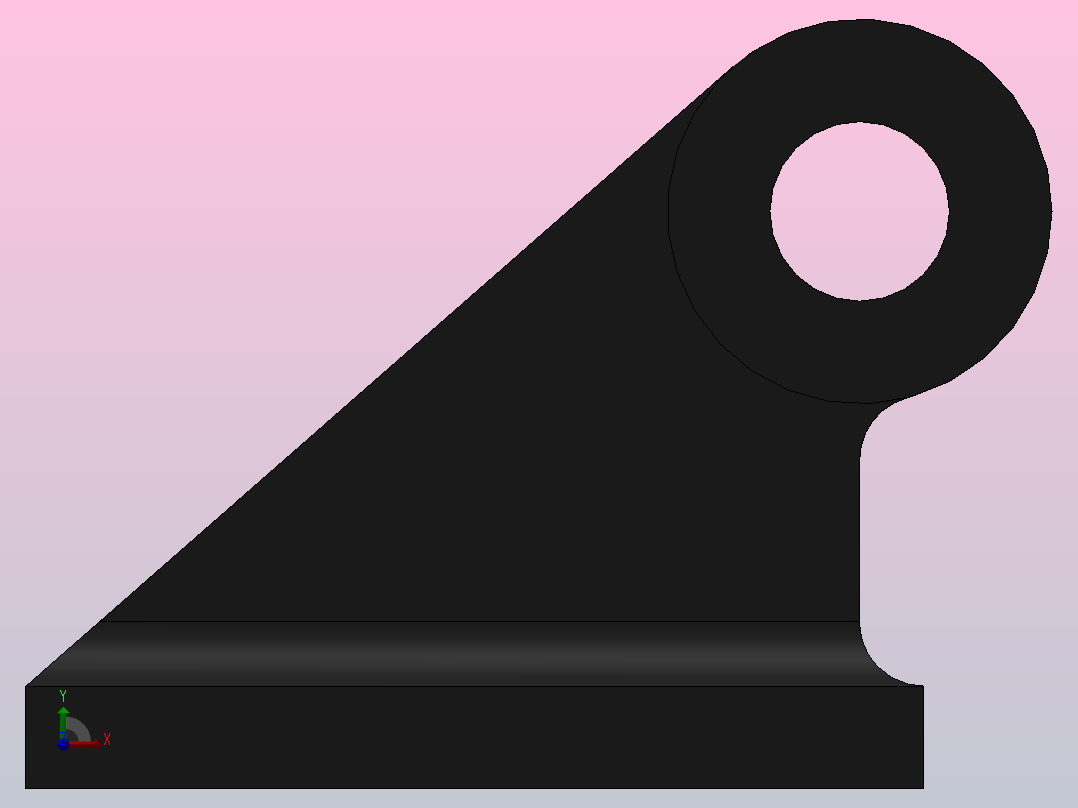 CBB单耳座[63]气缸附件前视图