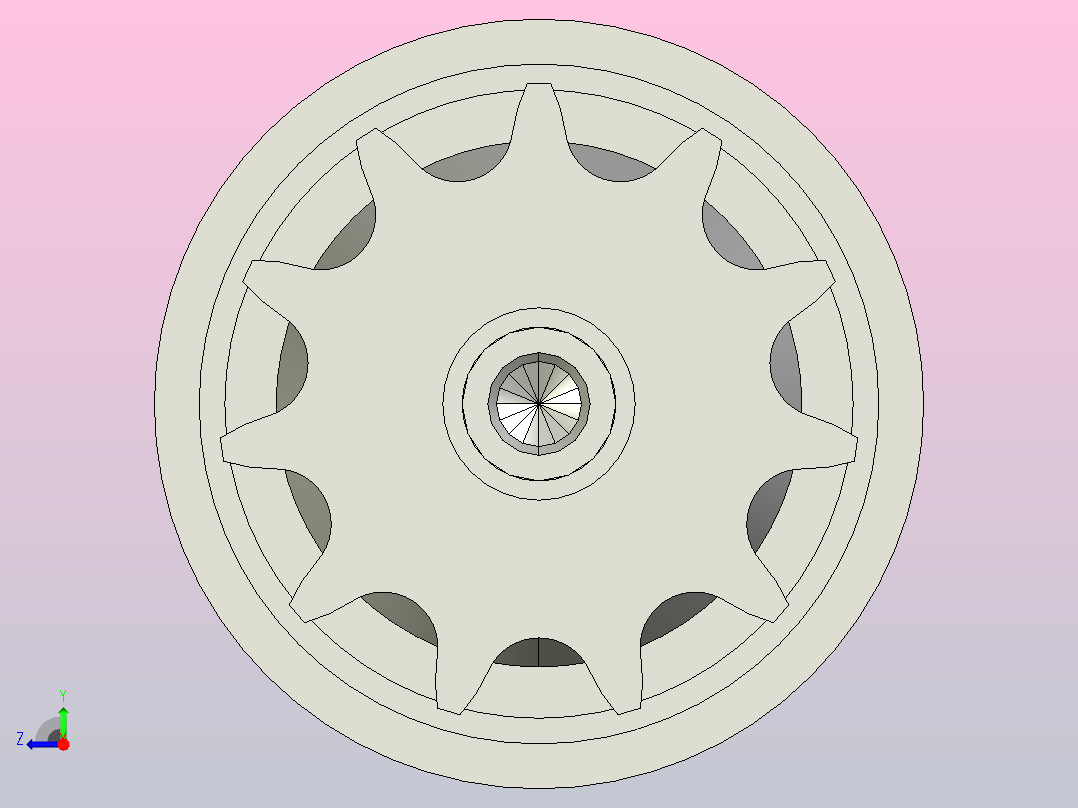 SR1-08B11T-D60X2.0T-AGL572-RL500-C2可调堆积单排齿输送滚筒右视图