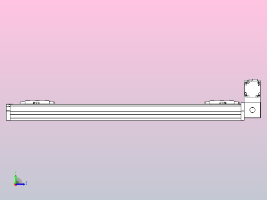 皮带直线轴双滑块型TPA-GCBS-80-P60-L275-RU-M20-N3左视缩略图