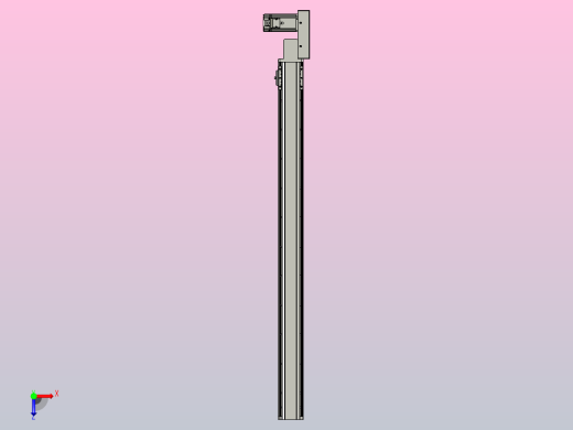 皮带直线轴半封闭可选导轨TPA-HNB-85D-90-L1050-ML-Y-P20-N3俯视缩略图