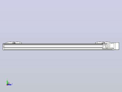 滚珠丝杠线性轴TPA-GCRS-50-1205C-L250-MR-M10-N3左视缩略图