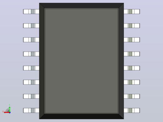 106x SOIC 封装（小外形集成电路）SOIC127P1042X450-16N后视缩略图