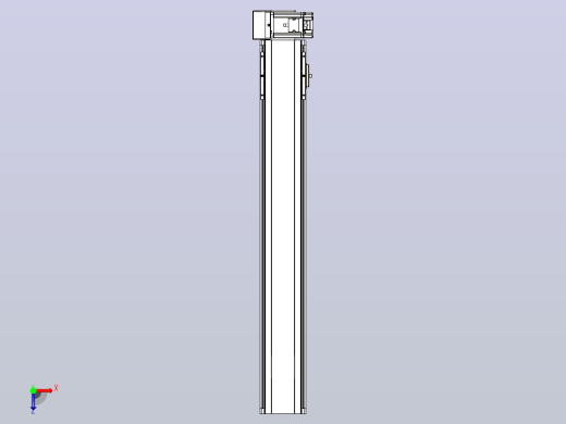 皮带直线轴半封闭可选导轨TPA-HNB-105D-90-L650-RU-Y-P20-N3俯视缩略图