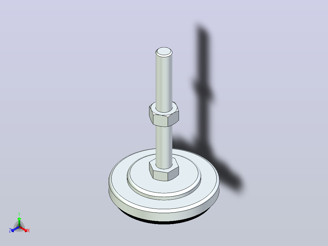 脚杯WAK02-D80-M12-L100主视图