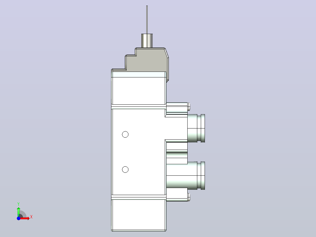 SY9120-L-C8-12 L型插座式电磁阀[SY9120-S-L-02-C10-F2]前视图