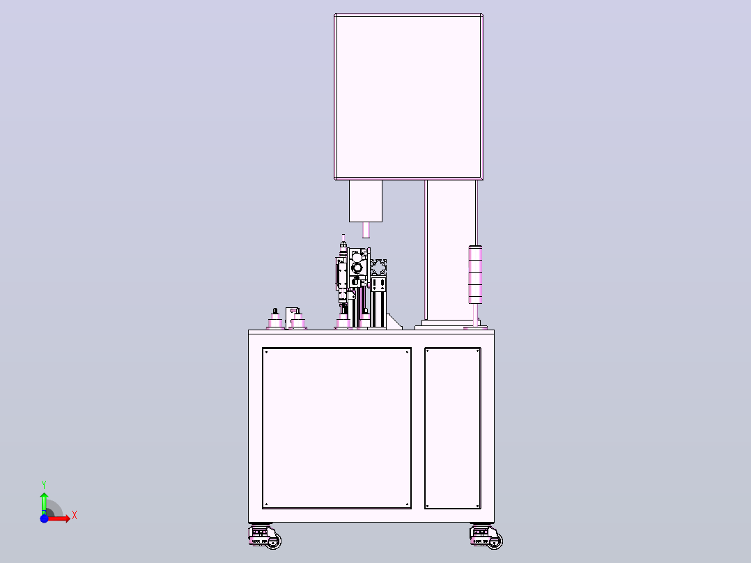 超声波焊接前视图