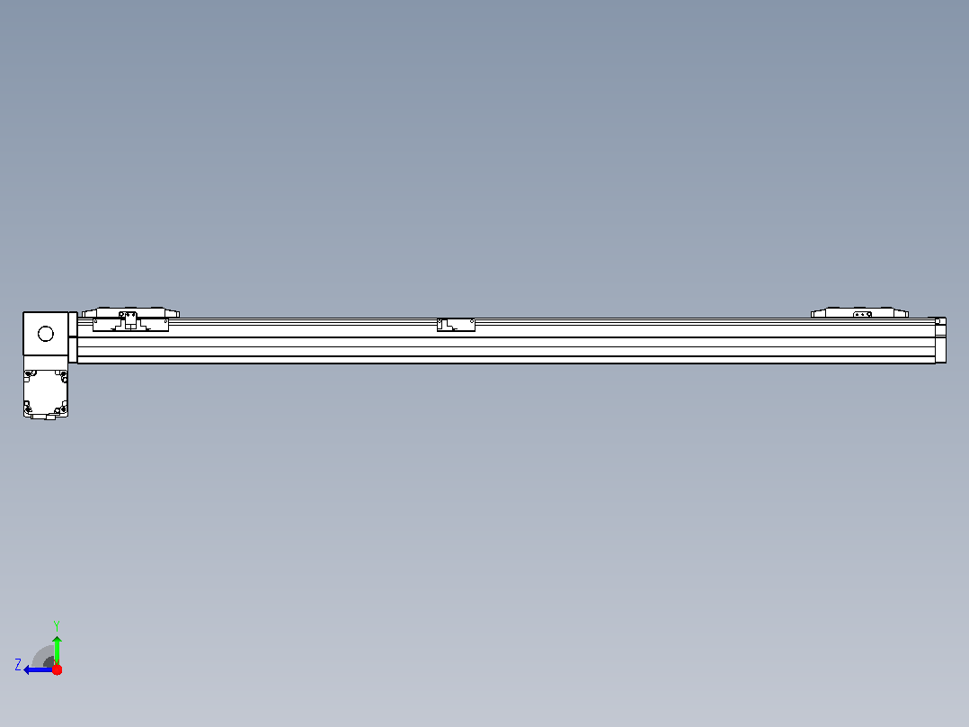 皮带直线轴双滑块型TPA-GCBS-80-P60-L425-LP-M20-N3右视图