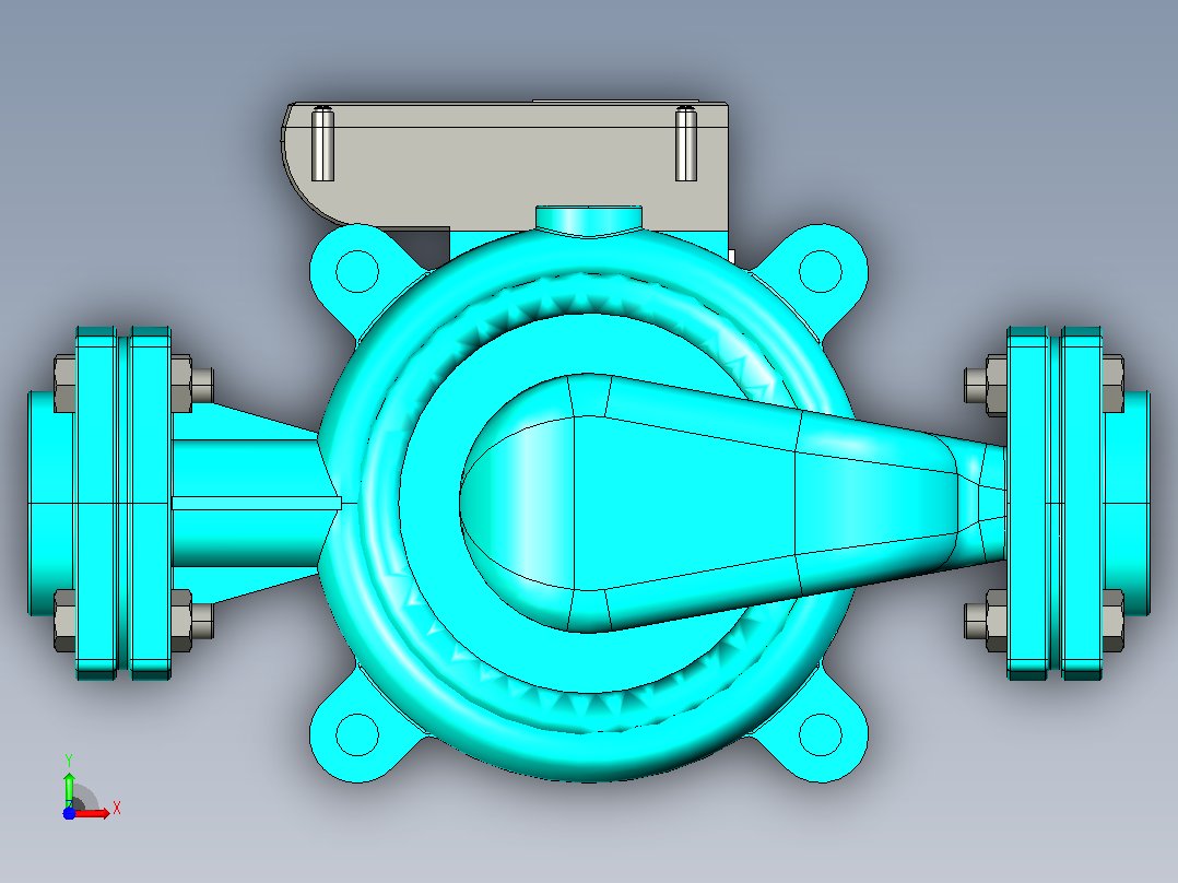 热水管道泵LPm（1）[LPm250]前视图