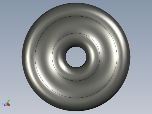 完整的x形环(方形环-具有所有配置的Solidworks零件右视缩略图