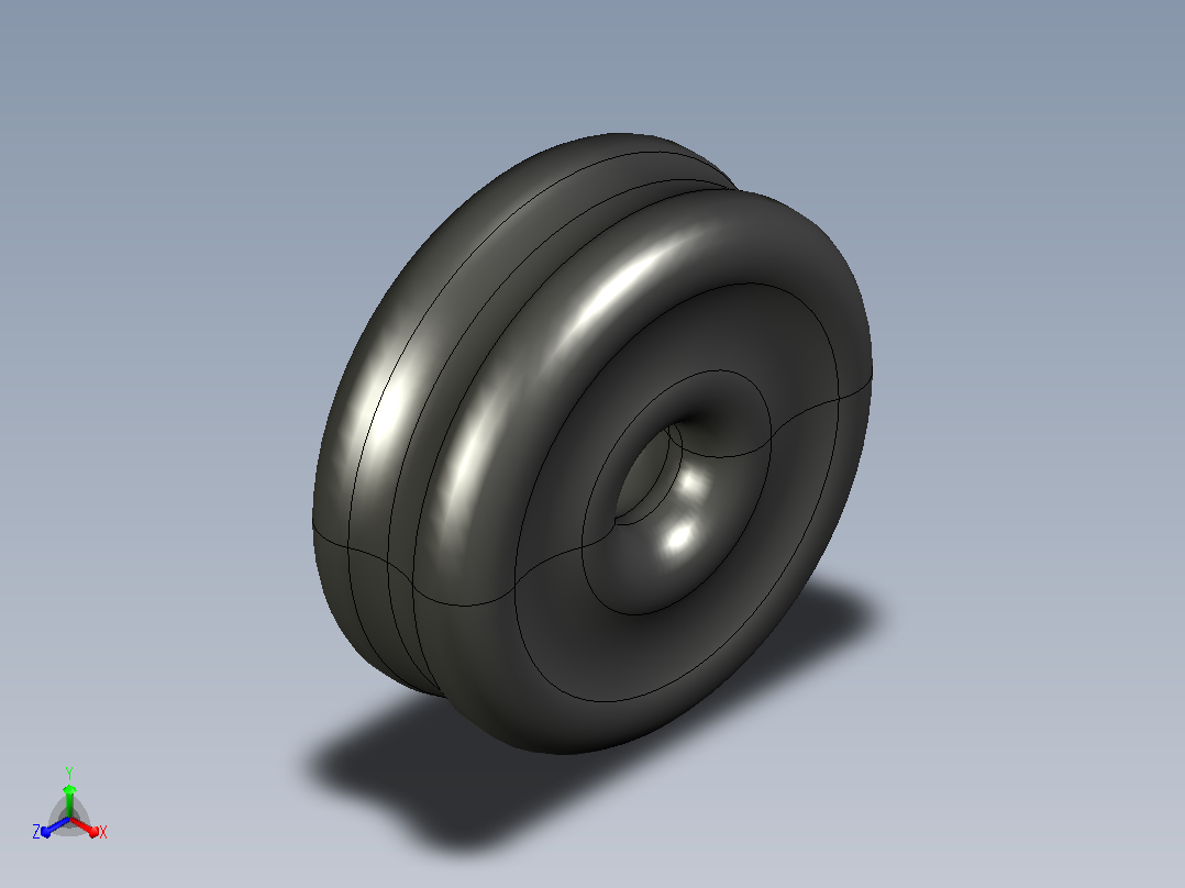 完整的x形环(方形环-具有所有配置的Solidworks零件正等轴测图