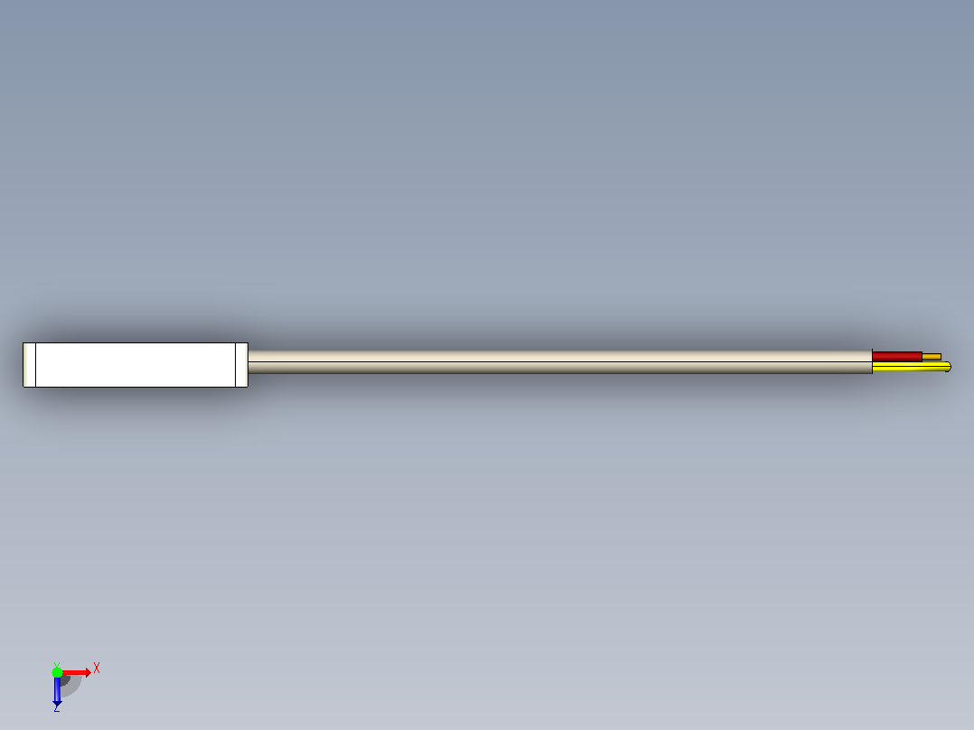深浦接近传感器 DK-H135L俯视图