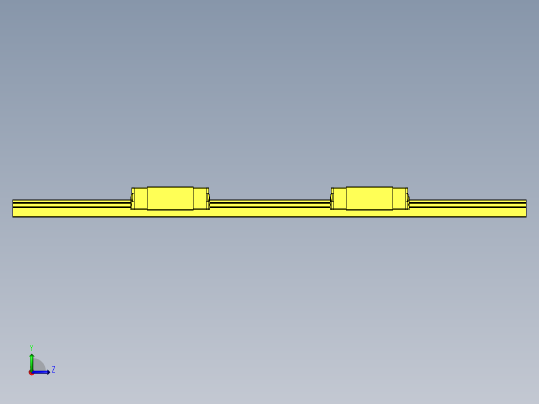 玻璃板粘结夹具后视图