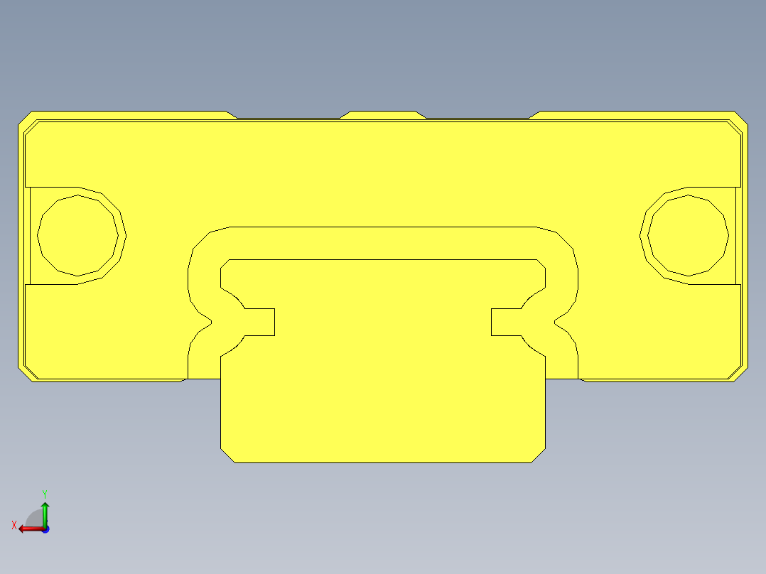 玻璃板粘结夹具右视图