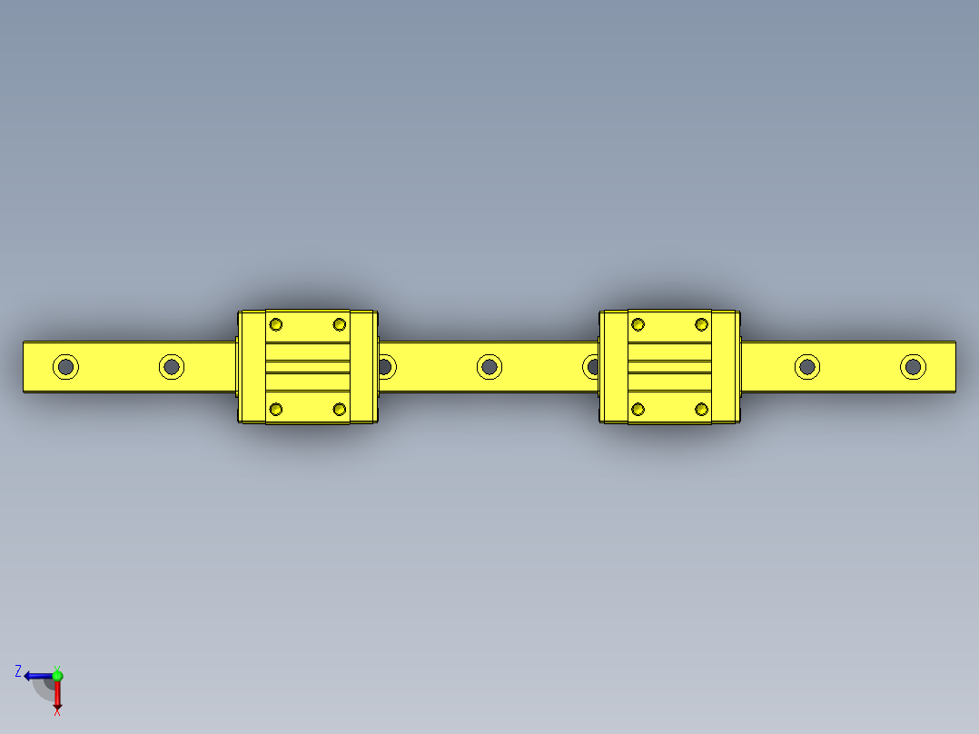玻璃板粘结夹具俯视图